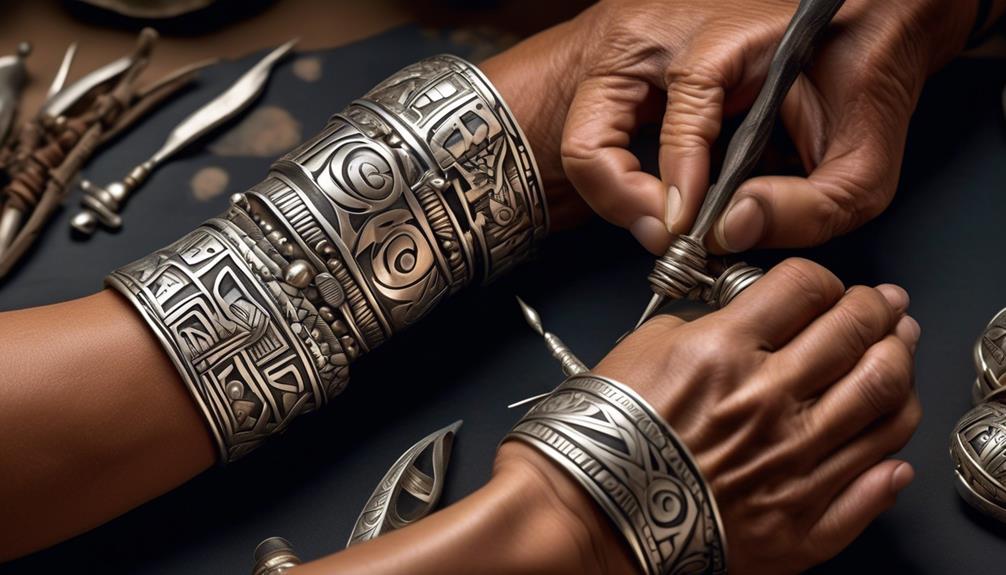intricate silver jewelry craftsmanship