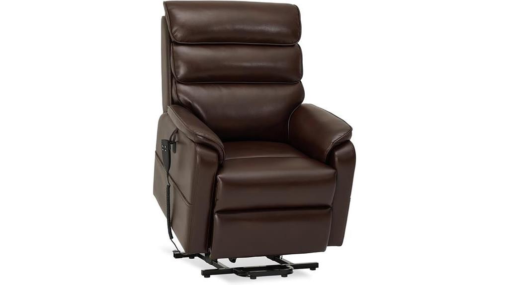 irene house recliner with heat massage and dual motor