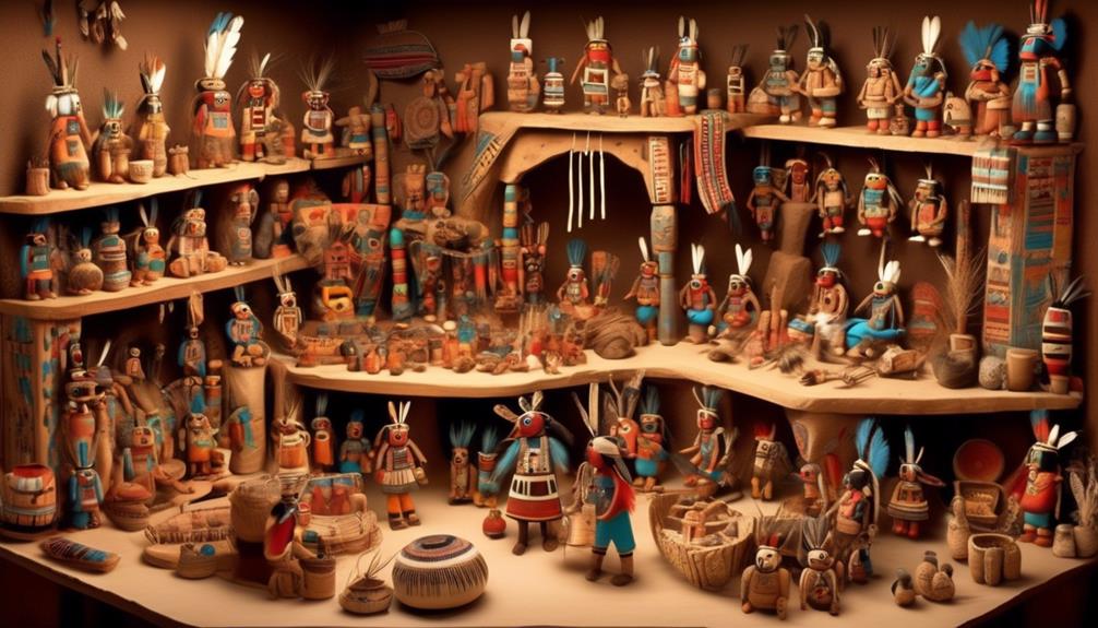 kachina dolls in indigenous trade