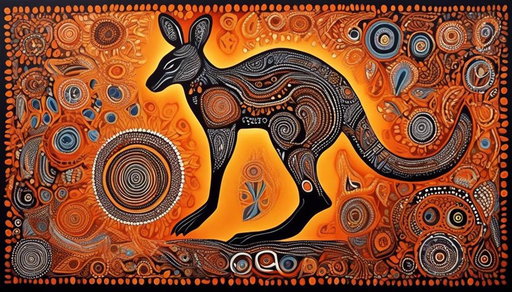 kangaroos in aboriginal culture