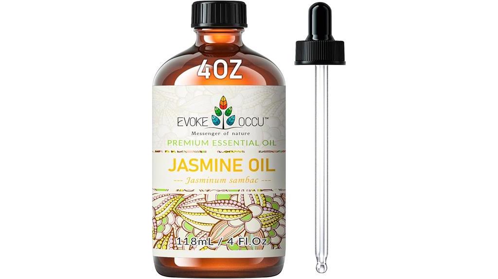 large bottle of jasmine oil