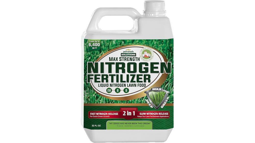 liquid nitrogen fertilizer for grass