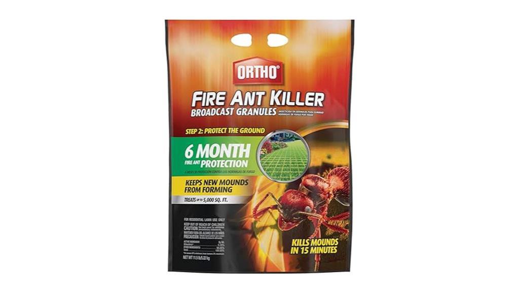 long lasting fire ant control