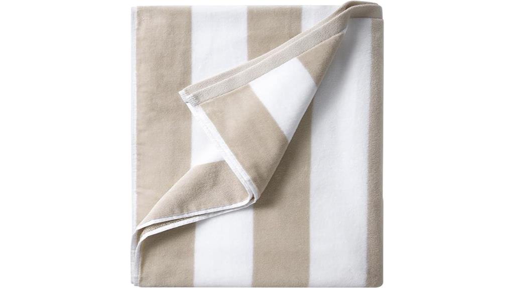 luluhome chiffon striped towel