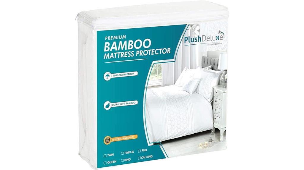 luxurious bamboo mattress protector