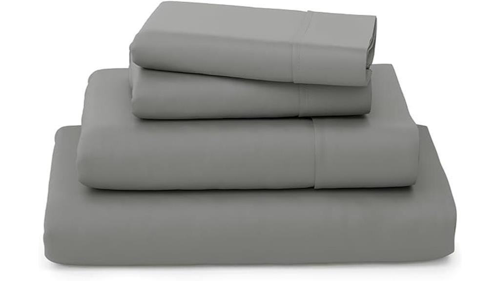 luxury grey bamboo sheets