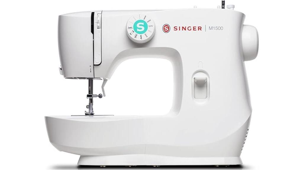 mechanical white sewing machine