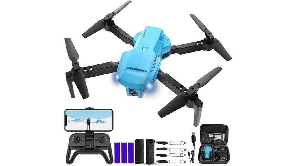 mini drone with hd camera and carrying case