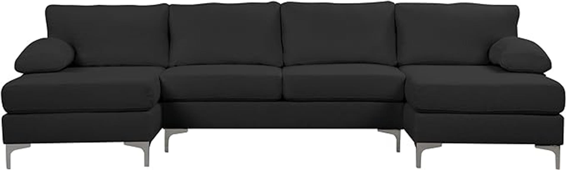 modern u shape sectional sofa