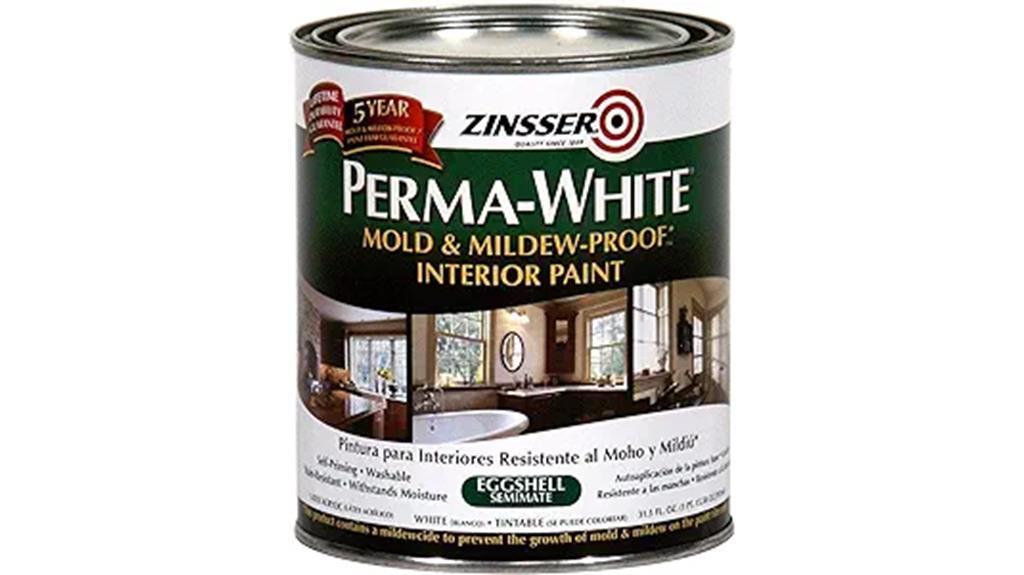 mold proof interior paint quart