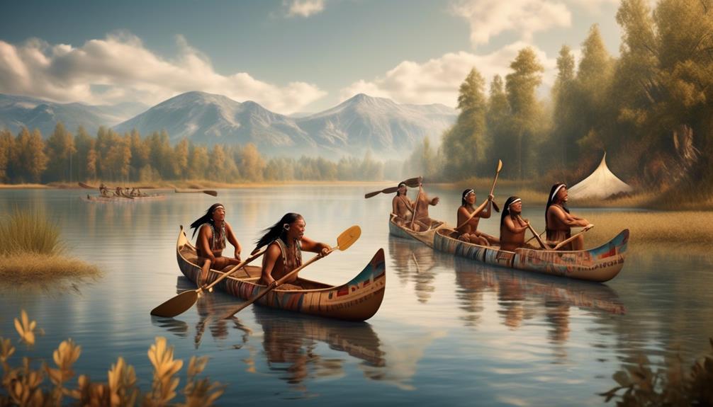 native american canoeing evolution