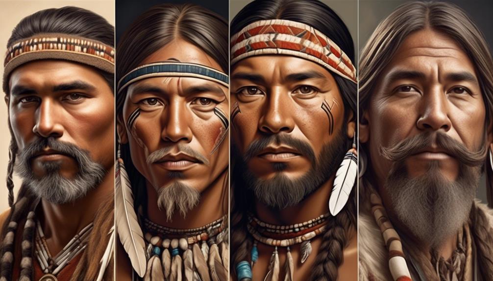 native american facial hair diversity