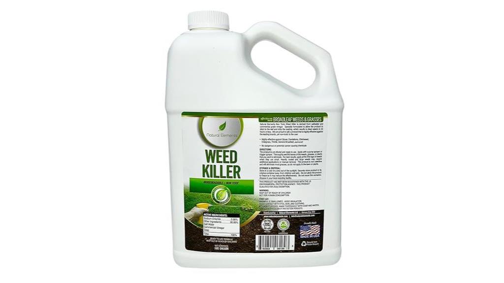 non toxic weed control solution