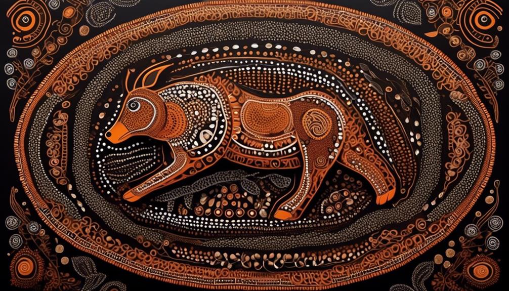 noongar art s symbolic meanings
