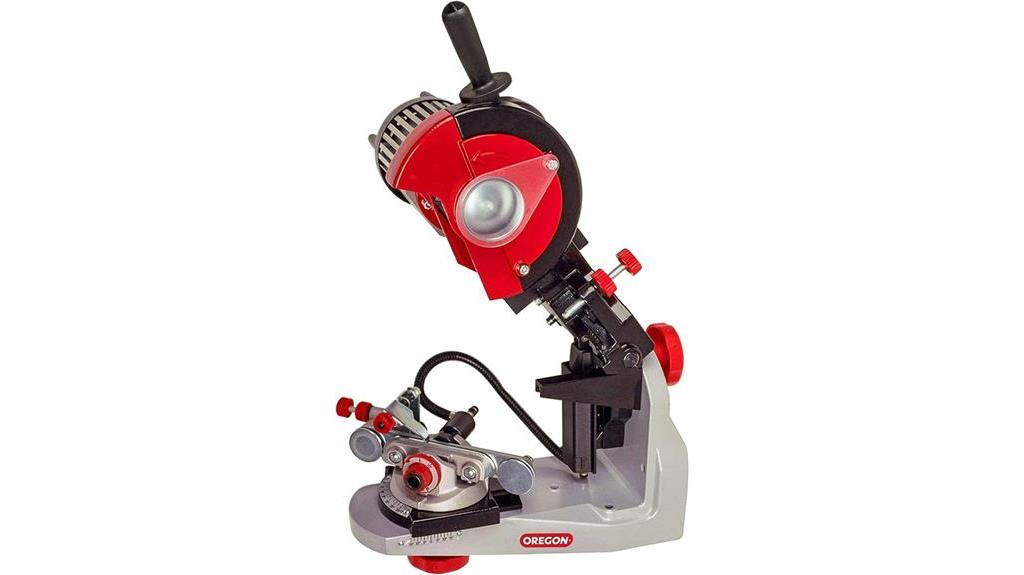 oregon bench grinder with hydraulic clamping