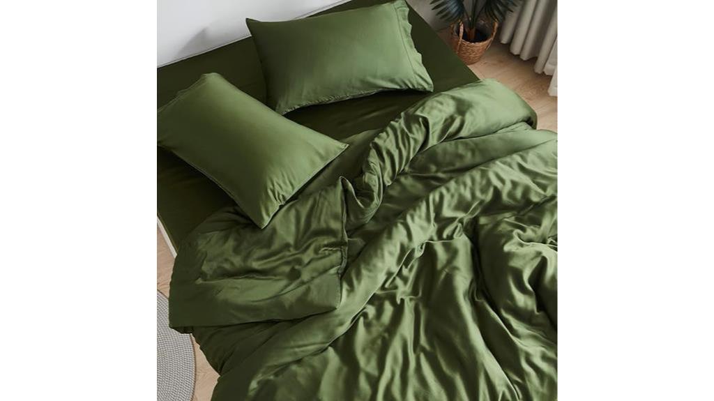 organic bamboo sheets forest themed queen size