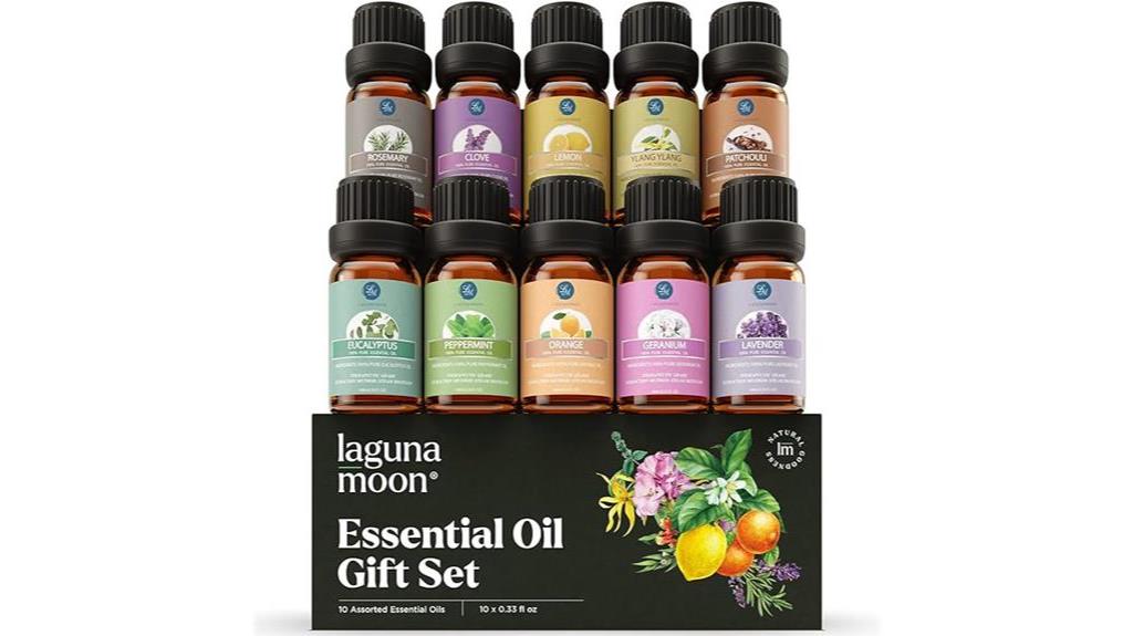 organic essential oils collection