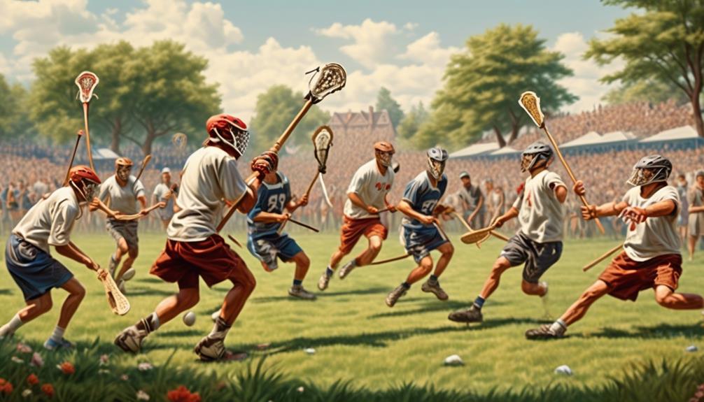 origin of lacrosse game