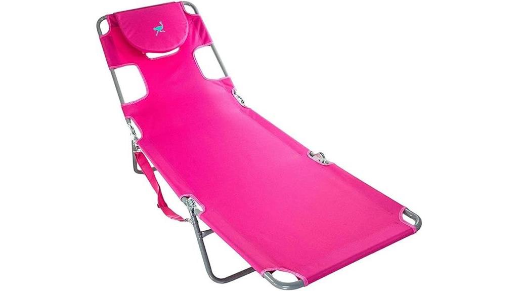 pink adult beach chair
