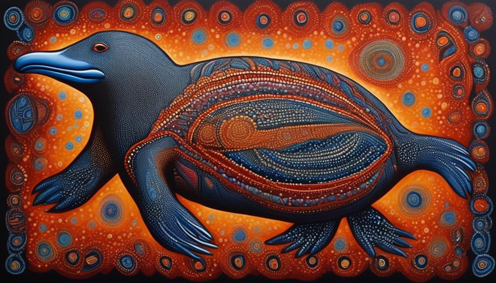 platypus symbolism in art