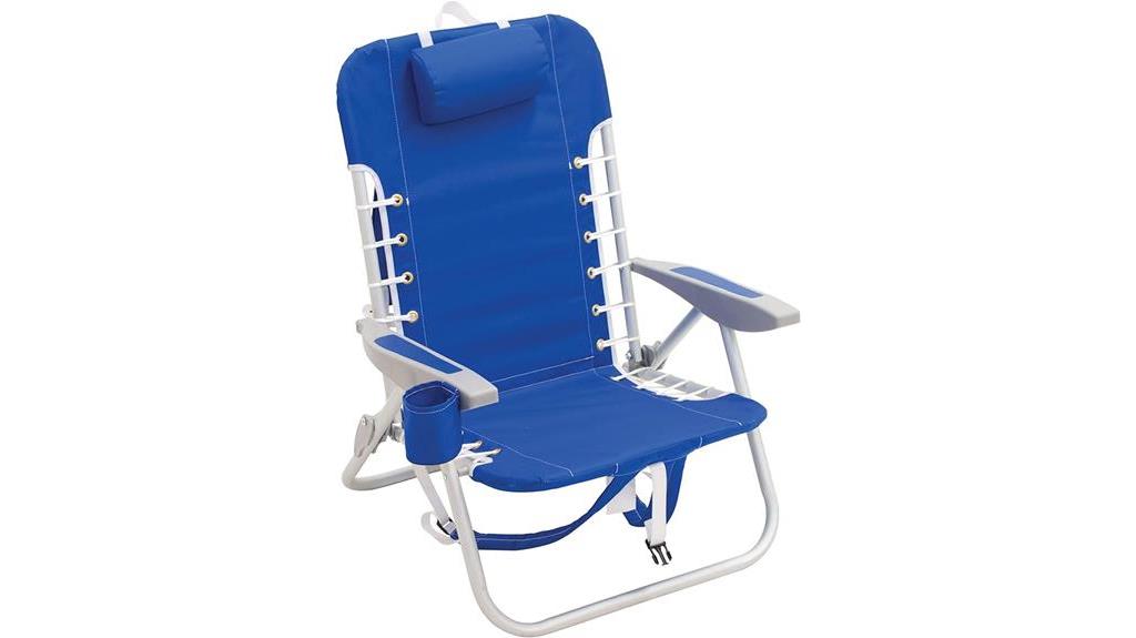 portable beach chair with adjustable positions