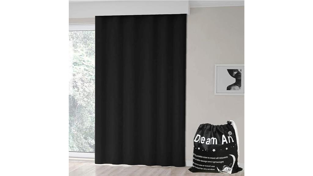 portable blackout curtain for travel