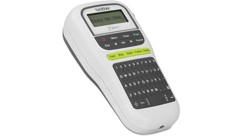 portable label maker for brother p touch easy pth110