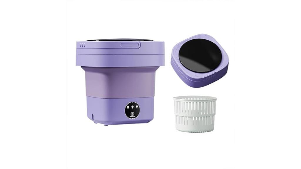 portable purple washing machine