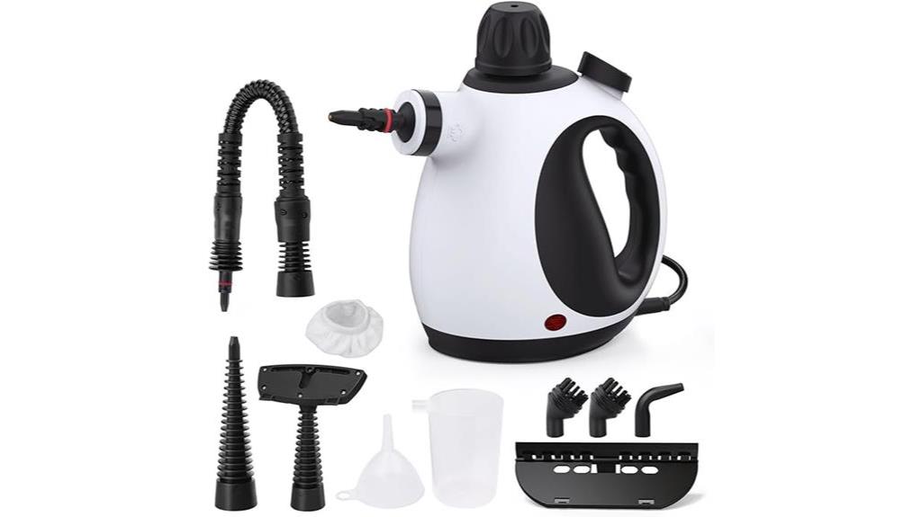 portable steam cleaner with accessories
