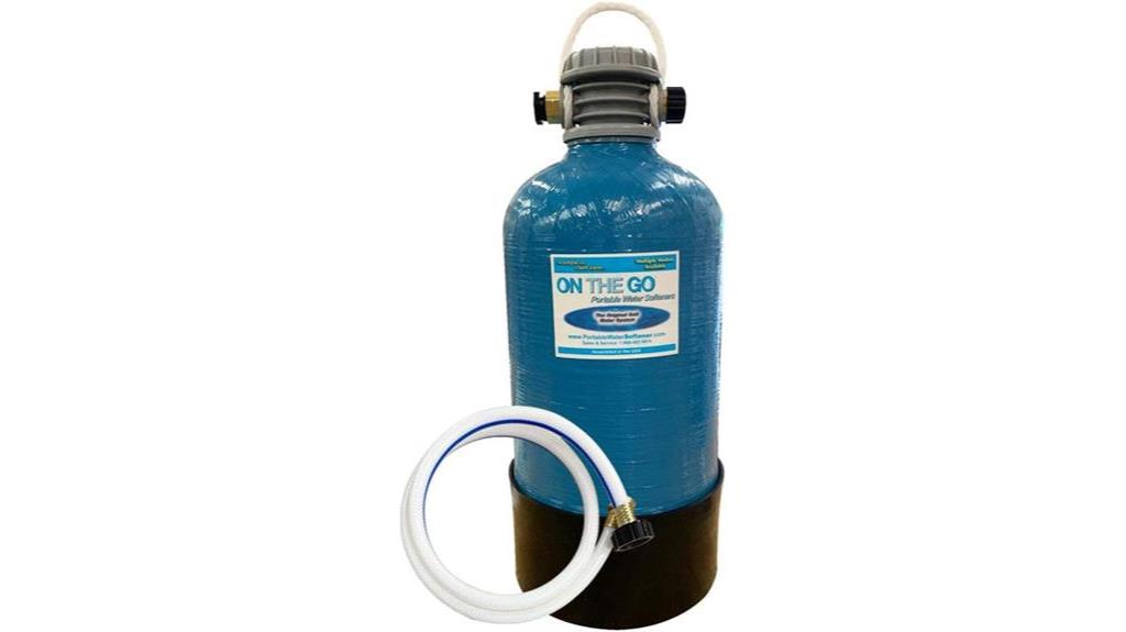 portable water softener solution