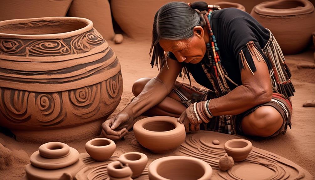 pottery technique hand coiling pottery