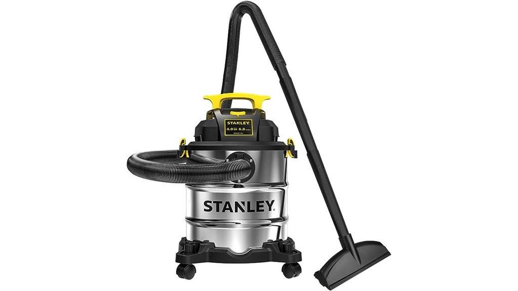 powerful 6 gallon stanley vacuum