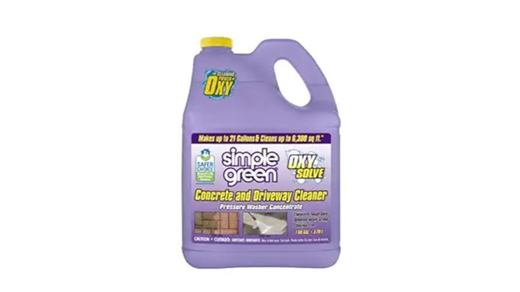 powerful concrete cleaning solution