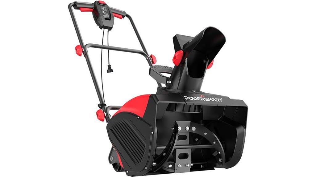 powerful electric snow blower
