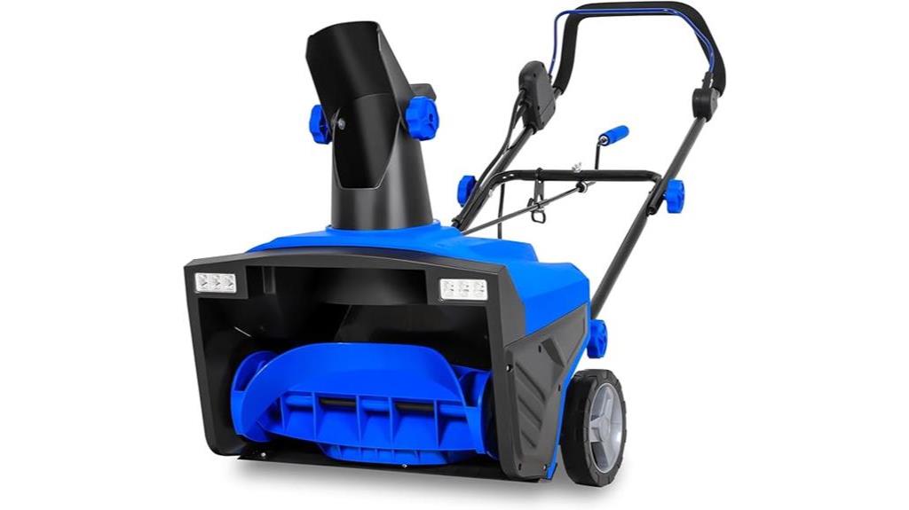 powerful electric snow blower