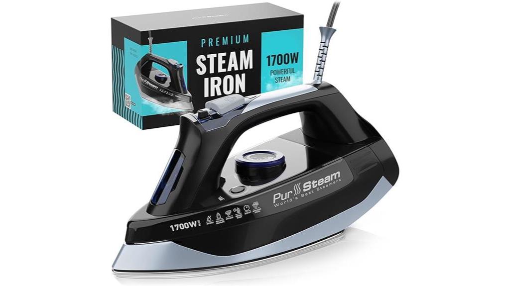 powerful steam iron for clothes