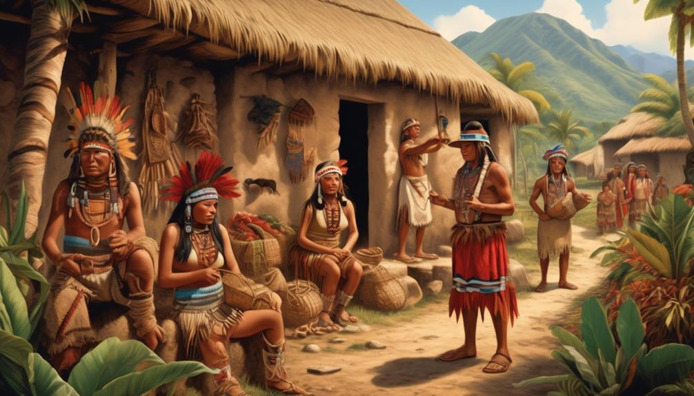 pre columbian indigenous community life