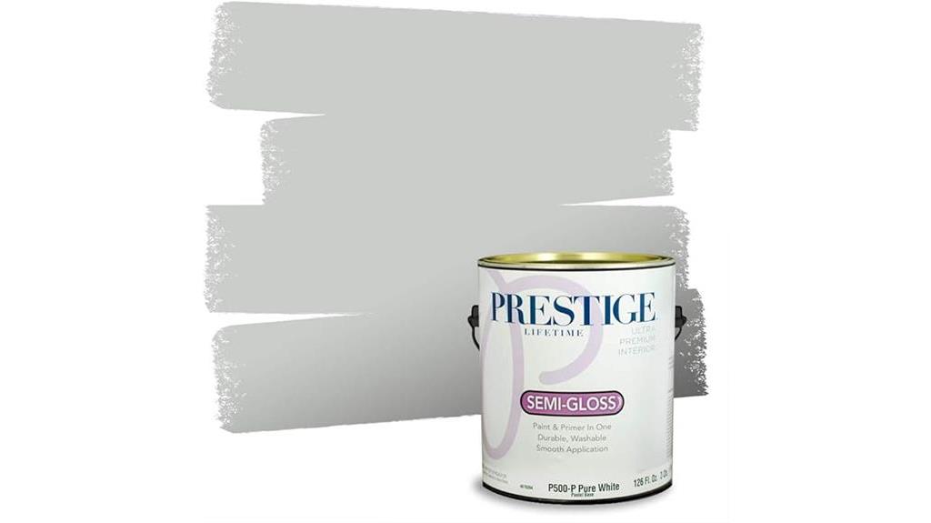 prestige interior paint 1 gallon semi gloss sea wall