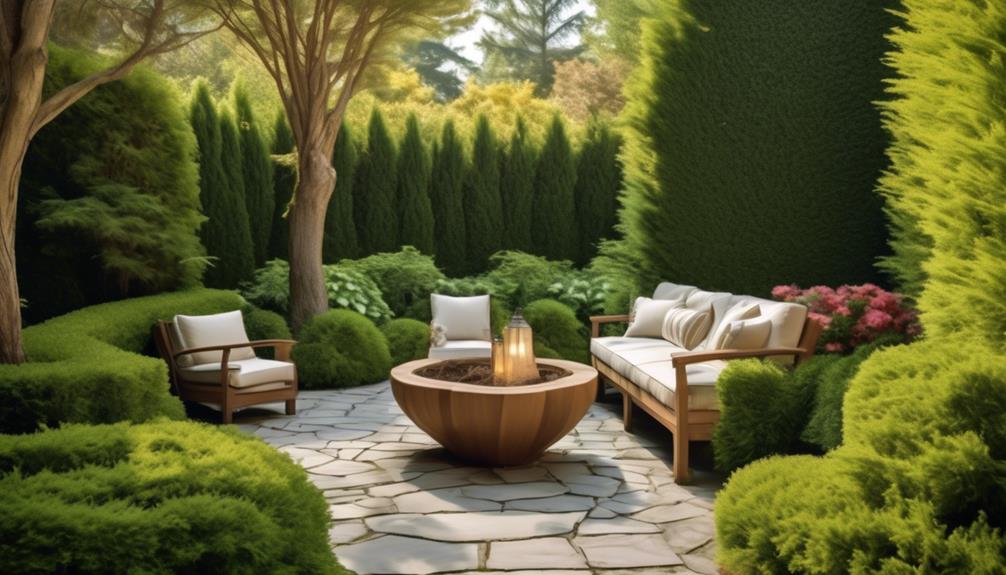 privacy shrubs for outdoor privacy