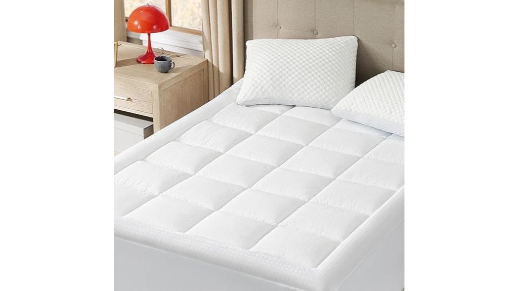 quilted mattress topper for queen size bed