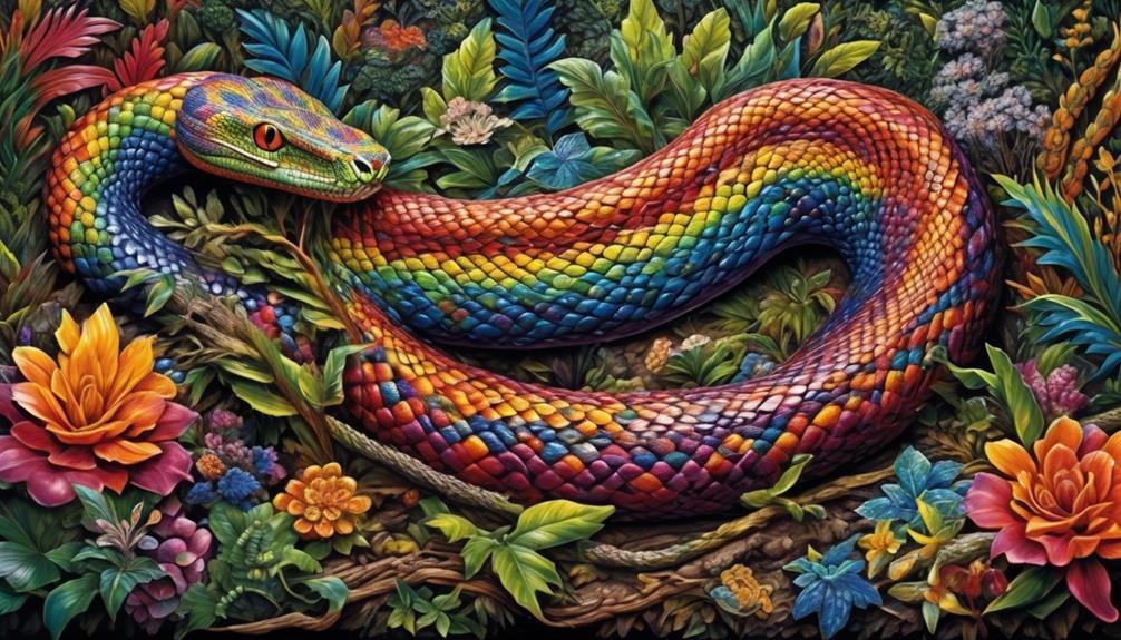 rainbow serpent and snakes