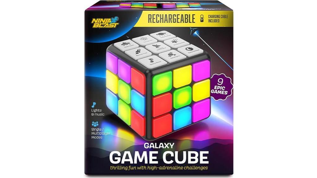 rechargeable game cube for kids tweens and teens