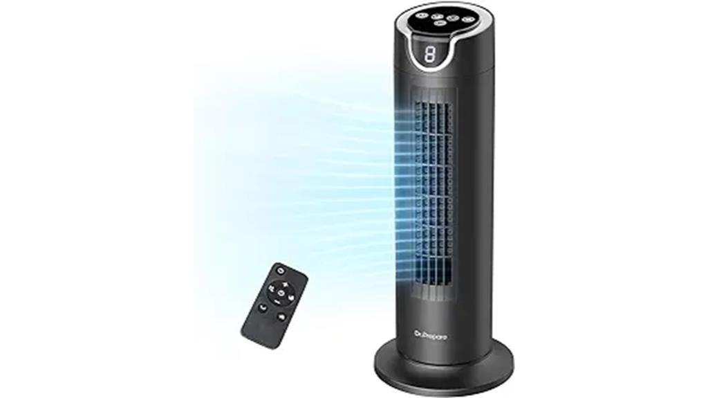 remote controlled 16 inch tower fan