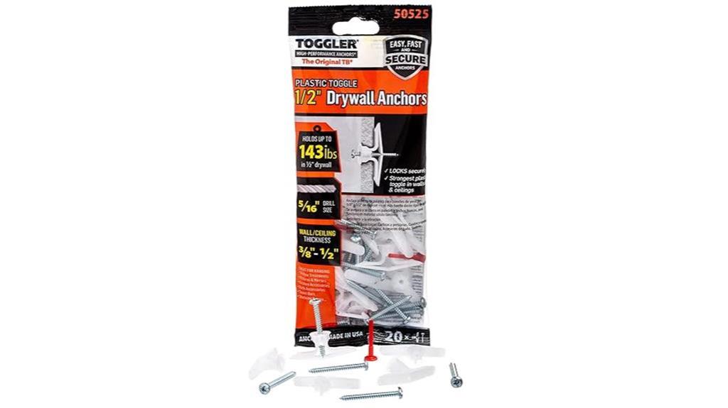 residential drywall anchor pack