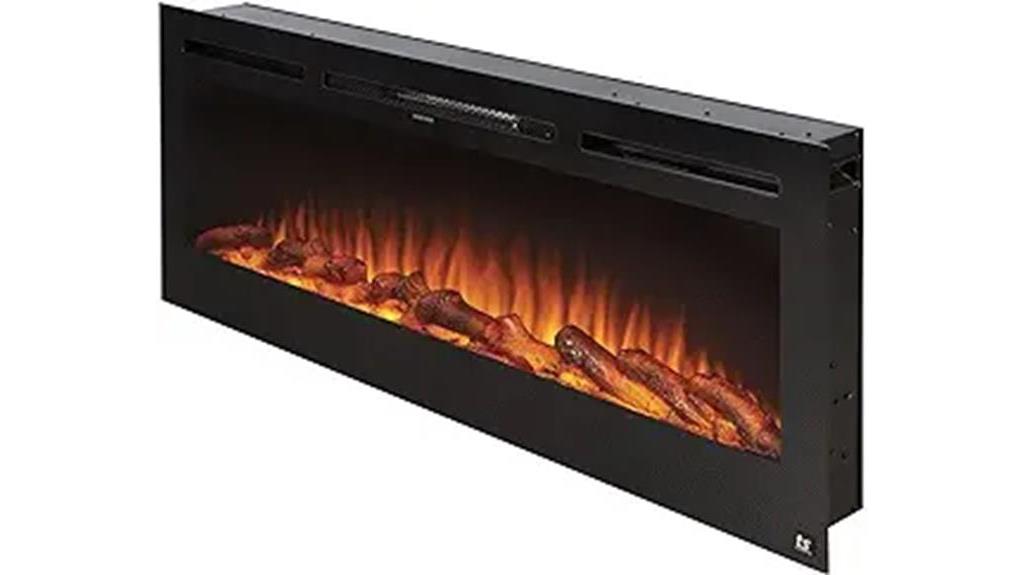 sideline 50 inch electric fireplace
