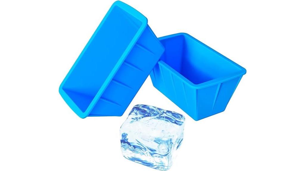 silicone ice tray 2 pack