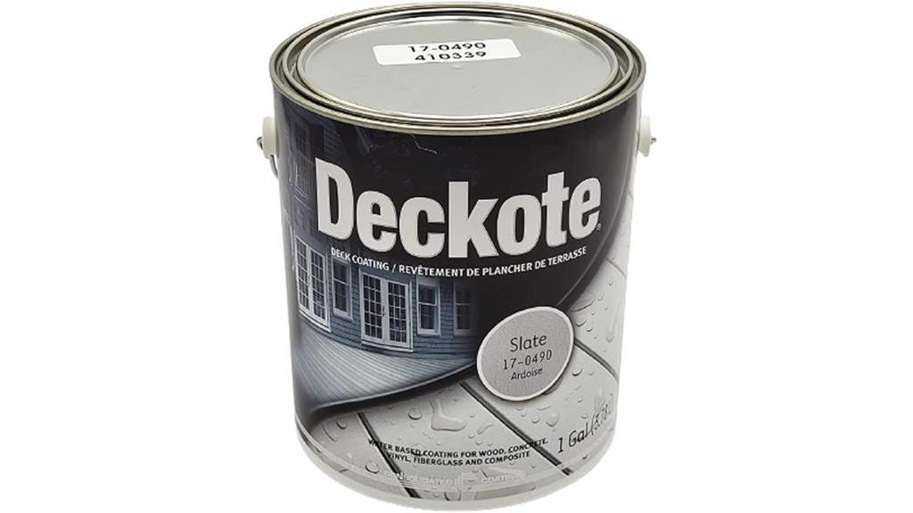 slate deck coating with uv protection and waterproof paint