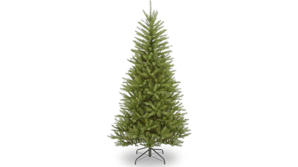 slim 6 5ft green christmas tree