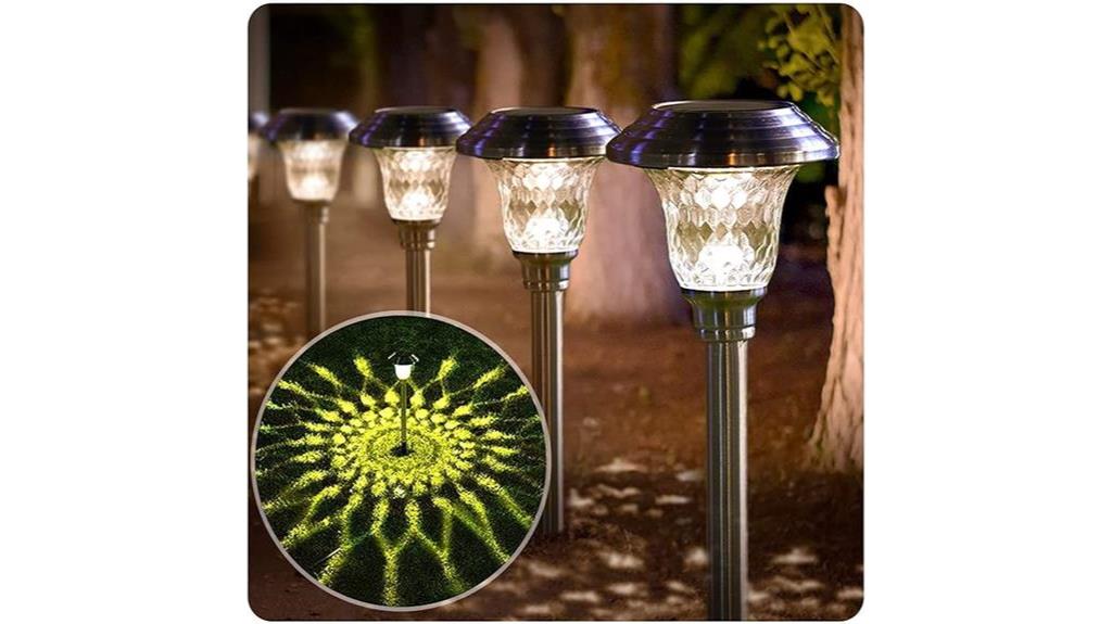 solar powered pathway lights available