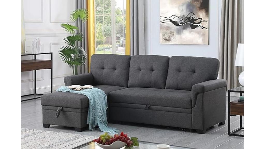 songg l shape sleeper sofa